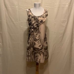Ruffle shift dress